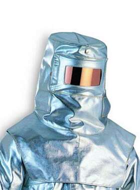 代尔塔 402203 镀铝涂层 阻燃复合面料隔热头罩（与402202配套）