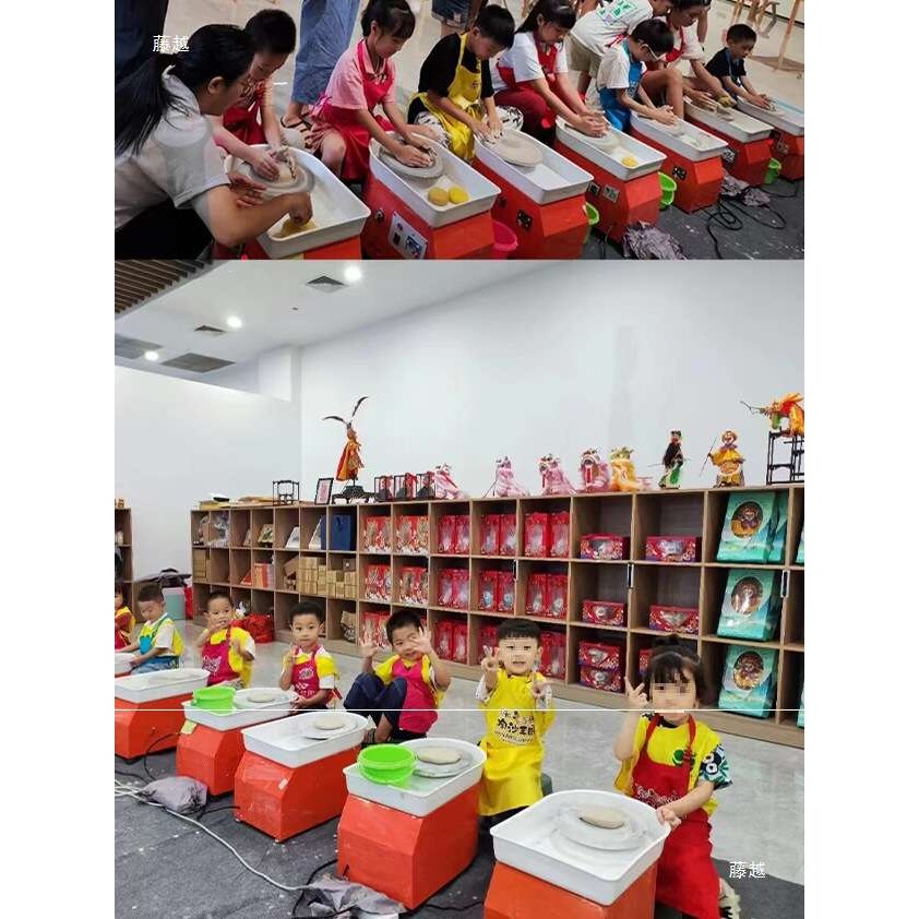 拉坯机全套设备陶泥机陶瓷制作工具陶艺机设备家用学校拉胚机