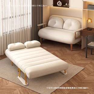 懒人折叠沙发床一体两用小户型不占地方单人多功能伸缩床留宿沙发