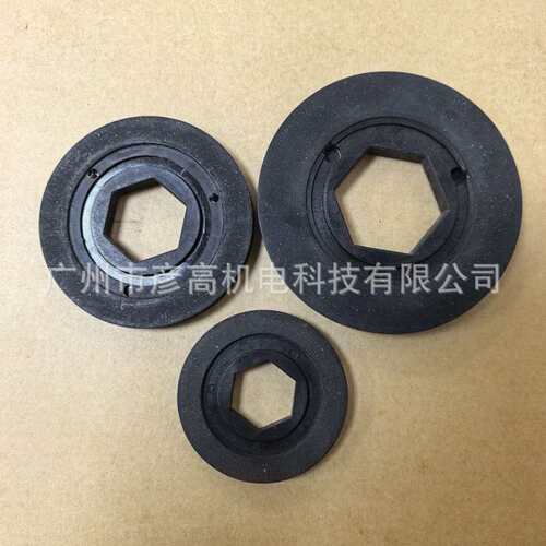 适用FDB13制动器六方轴刹车片BRE20转子来令片外径95mm 内径36mm