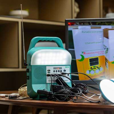 Indoor LED Solar Lamp All in One Emergency Lighting Global