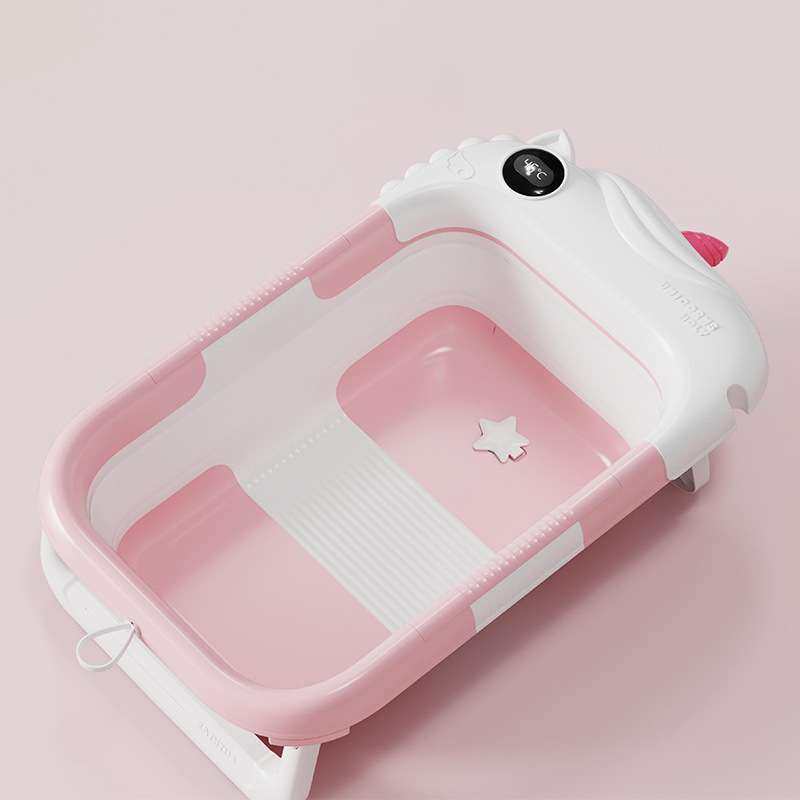 工厂品三折叠婴儿折叠洗澡盆宝宝可坐可躺感温浴盆沐浴桶婴儿浴盆,3C数码配件,USB灯,淘宝优惠券,粉丝福利购,淘宝优惠卷