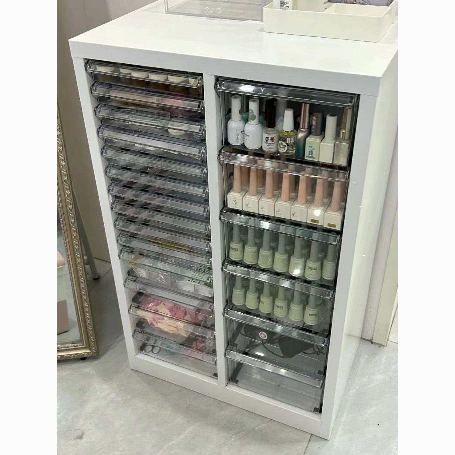 文具收纳柜抽屉式a4文件柜钢笔铅笔储物柜平底多层美甲收纳柜其他,3C数码配件,USB灯,淘宝优惠券,粉丝福利购,淘宝优惠卷