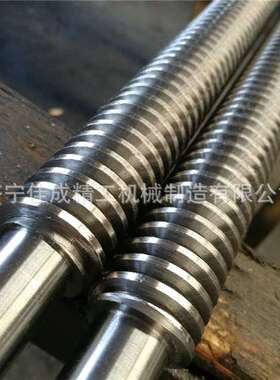 厂家 加工梯形丝杆Tr20T30T40T50T60精密机床丝杆正反牙调节轴