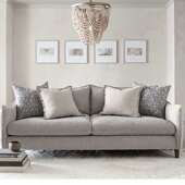 意式 极简北欧现代简约羽绒乳胶科技布客厅小户型三人组合直排沙发