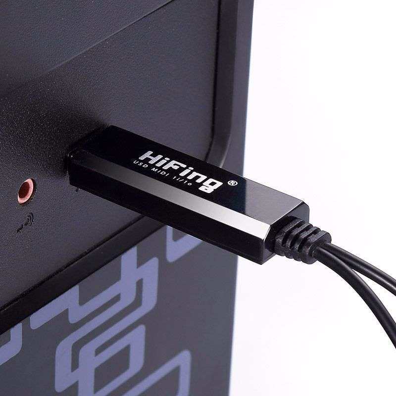 厂家直销usb to midi线 电子琴usb转换线电钢琴电子鼓音乐编辑线