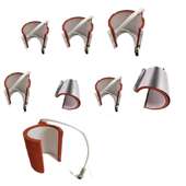 110Z常规加厚杯垫6oz9oz杯垫烤杯机杯垫发热垫锥形保温3oz杯垫