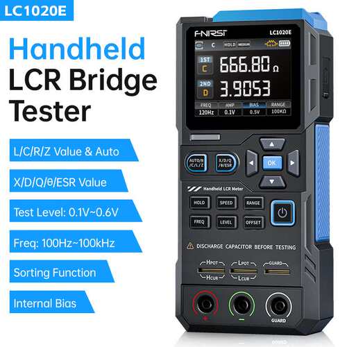 FNIRSI LC1020E Handheld digital bridge Components tester