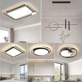 广东中山客厅灯卧室新款 现代大气北欧简约吸顶灯具全屋套餐组合