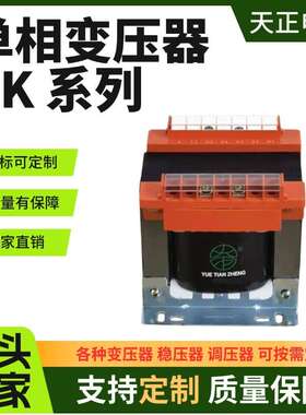 广州天正单相控制变压器BK-63VA100VA200VA300VA400VA500VA380V6V
