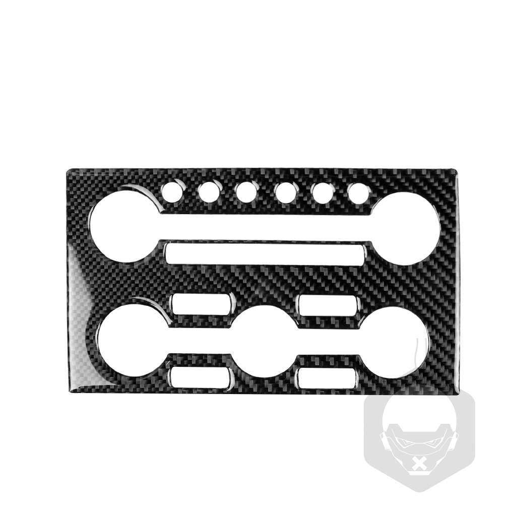 适用尼桑GTR R35碳纤维中控仪表控制面板饰贴左驾车内饰改装配件