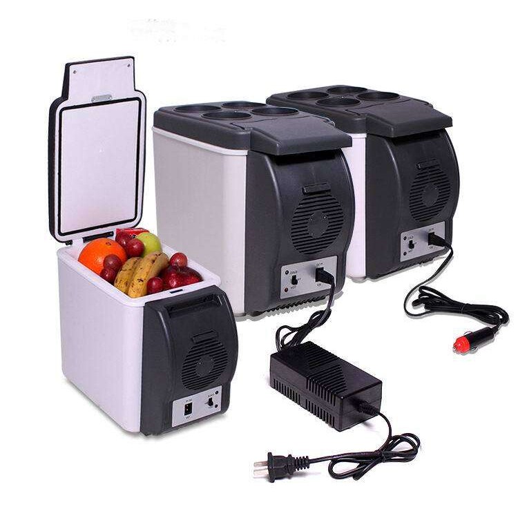 汽车车载冰箱 冷暖迷你小冰箱 便携式车用6L冷藏箱保温箱12V