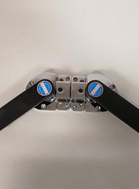 锌合金拉手黑色胶柄厨房蒸饭柜冰箱门锁配勾商用蒸柜门把手连勾