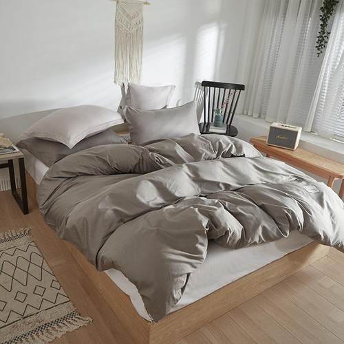 全棉纯色被套单件100纯棉150x200学生宿舍1.5mx200x230单双人被罩