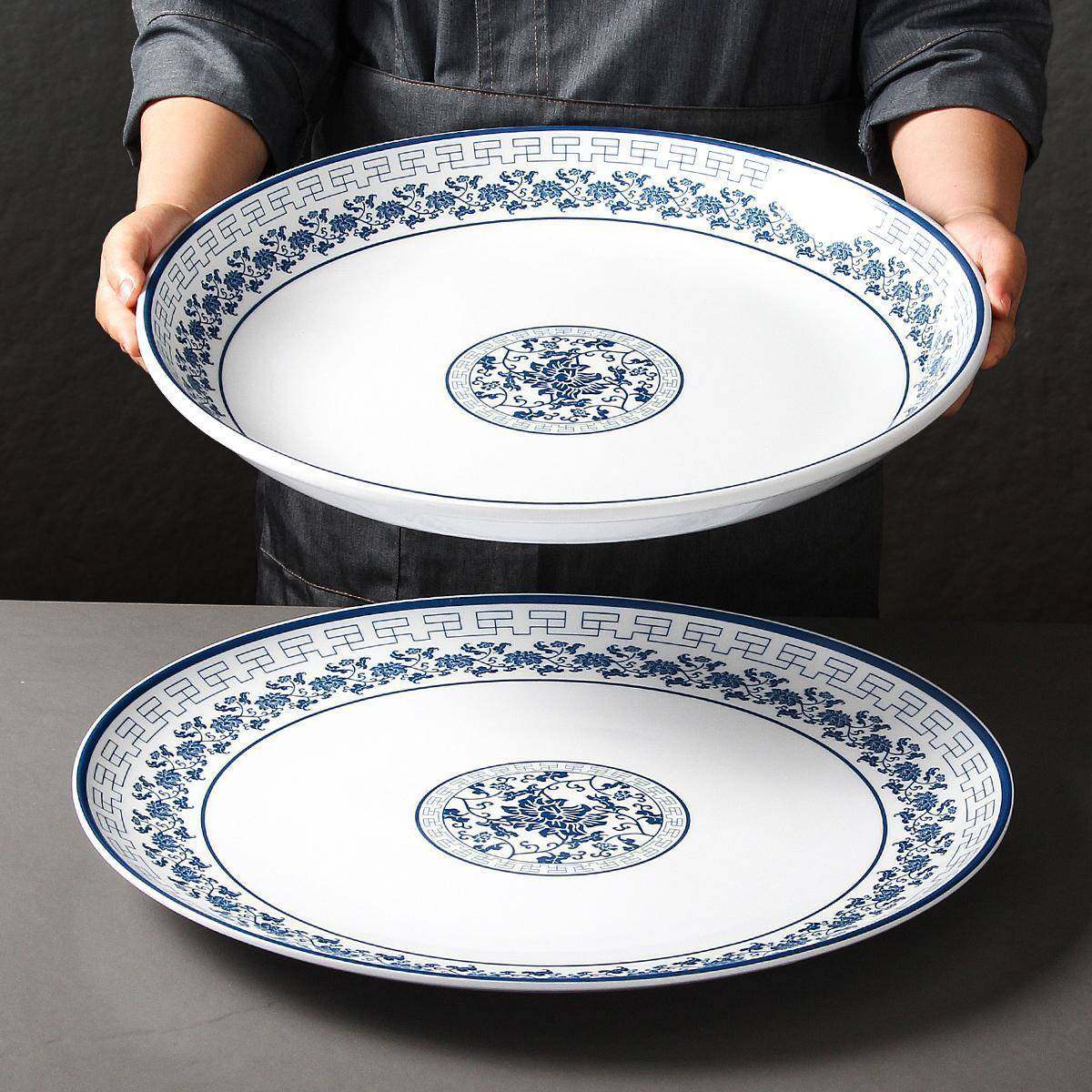 祥源美密胺餐具仿瓷火锅店青花瓷圆盘餐厅饭店炒菜盘商用配菜平盘,鲜花速递/花卉仿真/绿植园艺,割草机/草坪机,淘宝优惠券,粉丝福利购,淘宝优惠卷