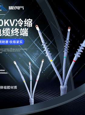 10KV高压户内外三芯冷缩终端头WLS-10/3.2NLS-10电缆附件工业级
