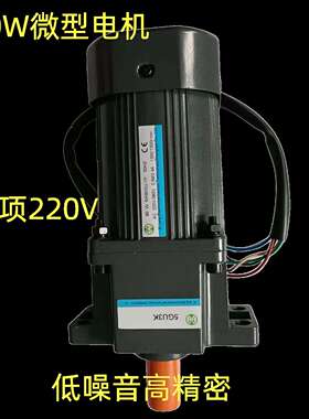 微型电机 感应式齿轮减速电机 6IK180GU-CF/6GU120K 玺朗电机 减