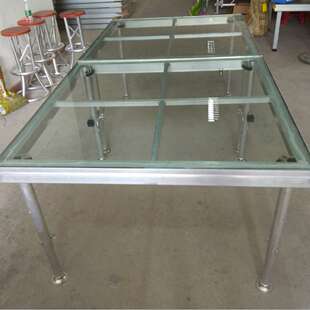 厂家直15mm钢化玻璃板舞台大型演出会展活动舞台灯光舞台婚庆舞台