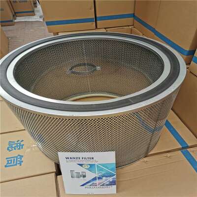 万泽现货热电厂风机进气口除尘滤芯 风机除尘滤筒 不锈钢滤芯