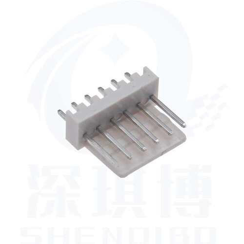 KF2510直针 2.54MM间距 2/3/4/5/6P 接插件米色针座耐高温直插DIP