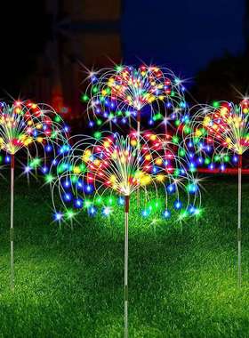 Solar LED Firework Fairy Lights Outdoor Garden Decoration