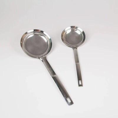 漏油304不锈钢油捞 超细孔过滤豆浆辅食打火锅漏勺撇汤沫浮油