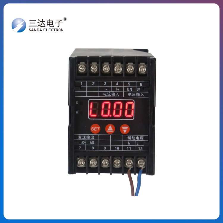 三达牌jd194-bs41电流变送器 多功能变送器 交直流变送器安装方式