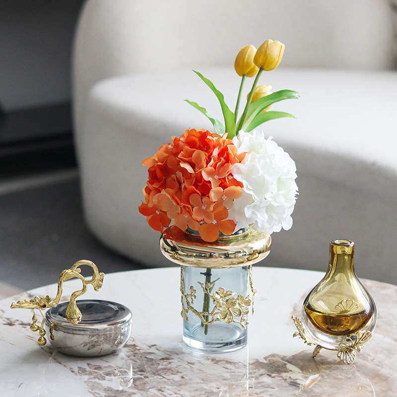 轻奢桌面玻璃花器储物盒花瓶组合装饰品样板房展厅酒店售楼处摆件,玩具/童车/益智/积木/模型,遥控车升级件/零配件,淘宝优惠券,粉丝福利购,淘宝优惠卷