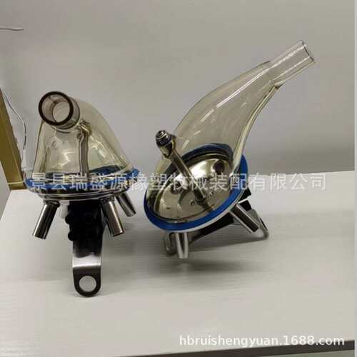 牧场用品 奶牛挤奶机配件 集乳器 不锈钢底座集乳器 吸奶器配件