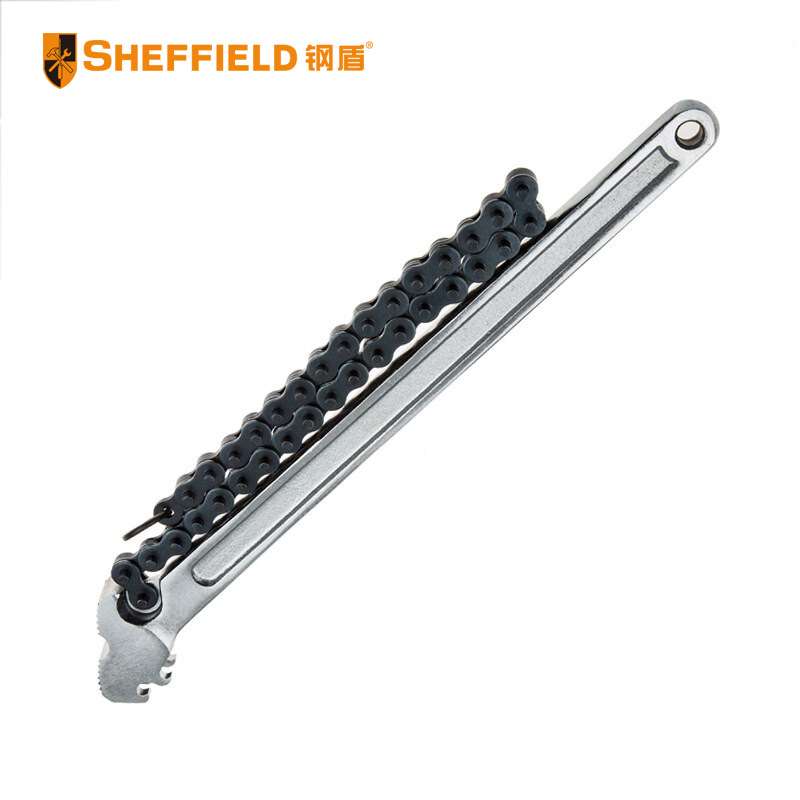 钢盾SHEFFIELD S112009链条扳手15寸 链条钳水管套筒钳 机油格扳