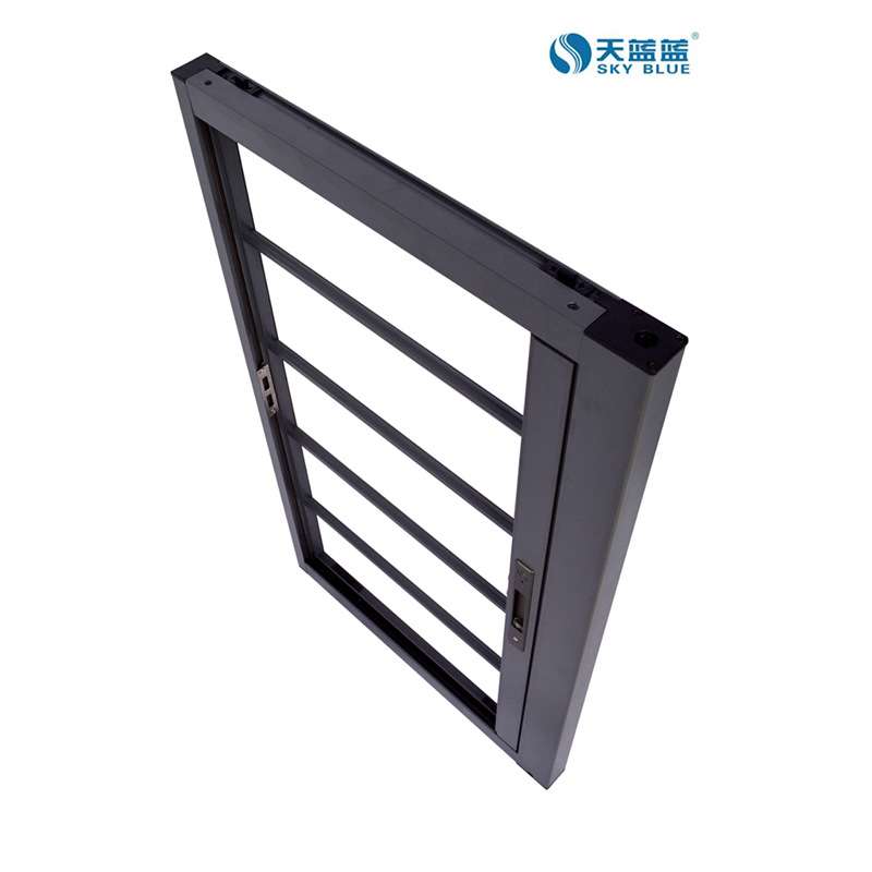 系统纱窗高透网纱门隔音铝合金门别墅平开窗隐形纱门伸缩推拉式图片
