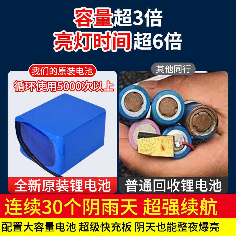 太阳能路灯户外灯新农村6米工程高杆灯具带杆led庭院灯太阳能板