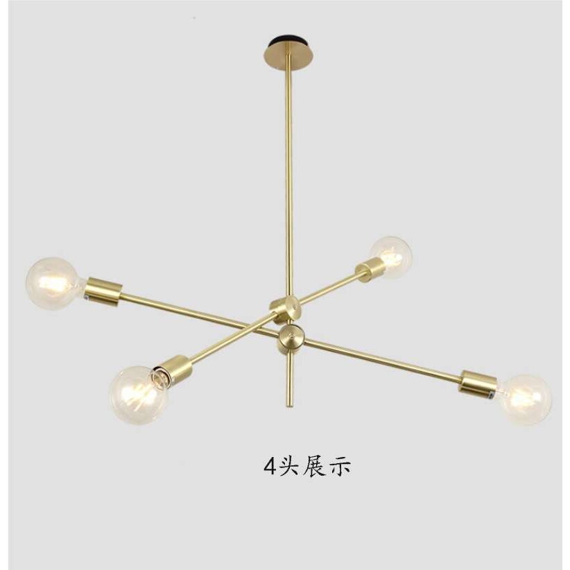 跨境北欧后现代极简吊灯大厅展厅新概念灯饰几何线条直杆艺术吊灯