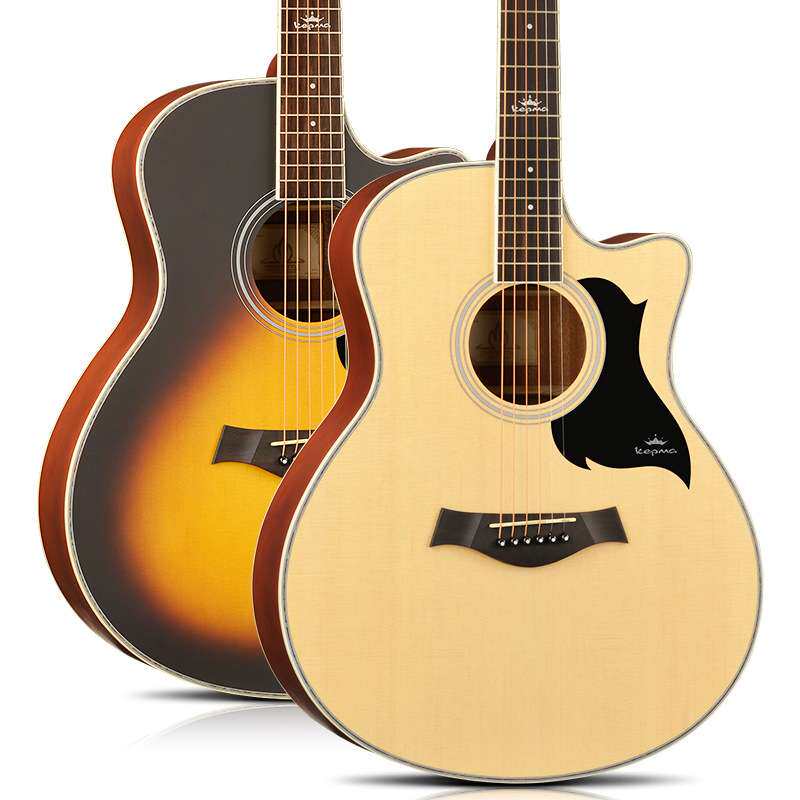 kepma卡普马民谣木吉他A1C/D1C原声初学吉它41寸卡马电箱男女生