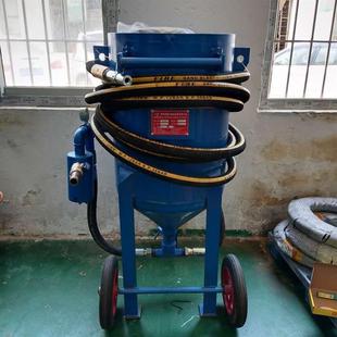 移动喷砂机设备 钢结构翻新除锈机 高速耐磨自动喷砂机器