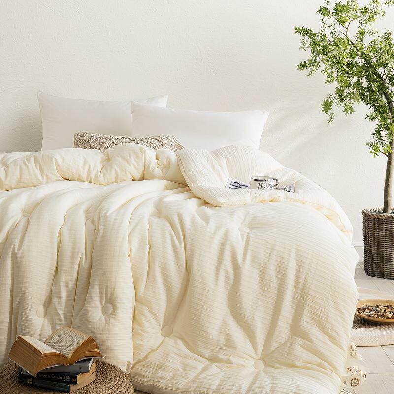 厂家直销实体店纯棉面料无染a类全棉大豆被芯加厚保暖春秋冬被子