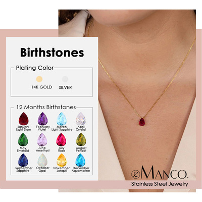 12月幸运生辰石诞生石项链