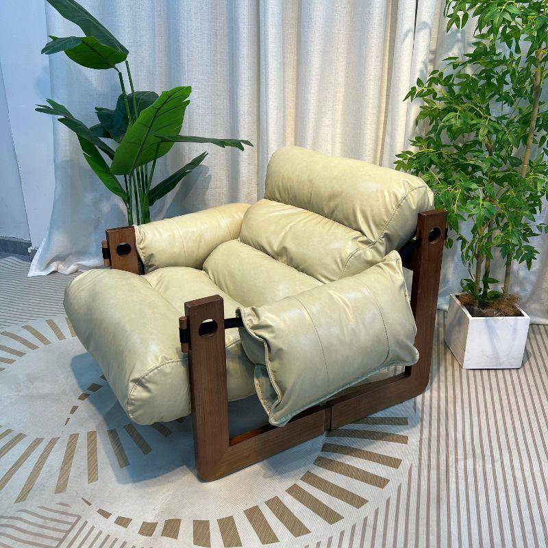 单人休闲沙发椅懒人沙发泽西岛椅客厅卧室家用设计师椅服装店沙发