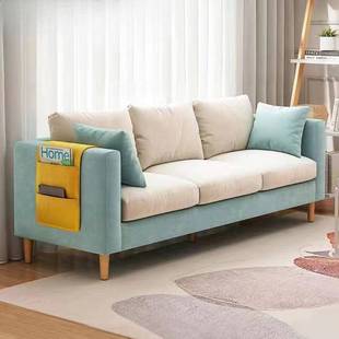 沙发小户型简约现代布艺客厅建议双人三人网红公寓卧室出租屋沙发