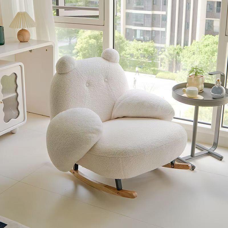 大白熊网红实木大人成人家用轻奢躺椅摇椅摇摇椅阳台客厅休闲椅子