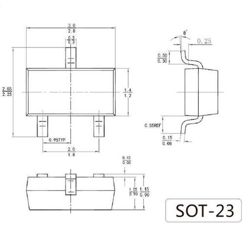 源头厂家AO3400丝印A01T封装SOT-23电流5.8A30V场效应管NMOS管
