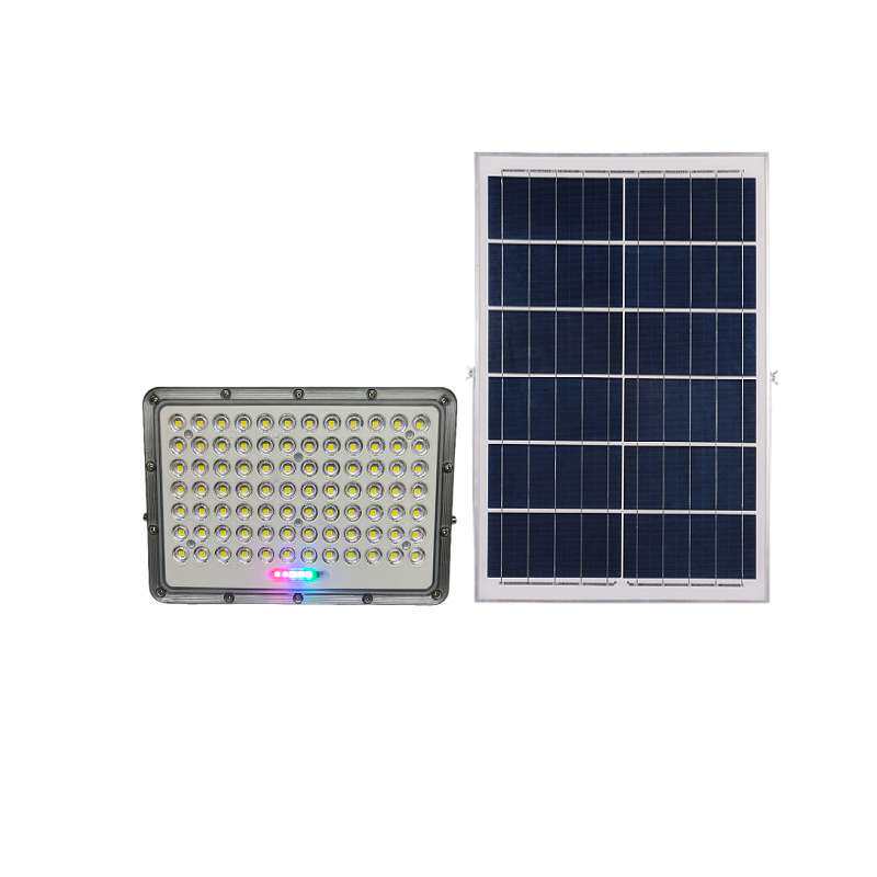 厂家直销太阳能灯户外防水高亮投光灯家用新农村太阳能庭院灯