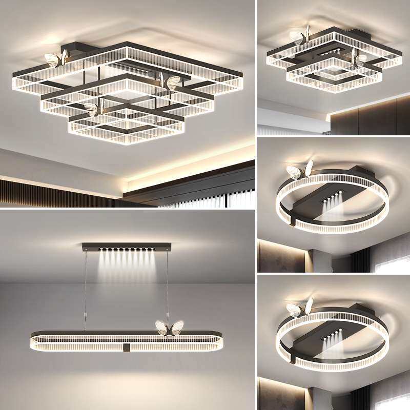 感轻奢客厅灯吊灯现代简约意式极简大气方形灯具全屋套餐组合,鲜花速递/花卉仿真/绿植园艺,割草机/草坪机,淘宝优惠券,粉丝福利购,淘宝优惠卷