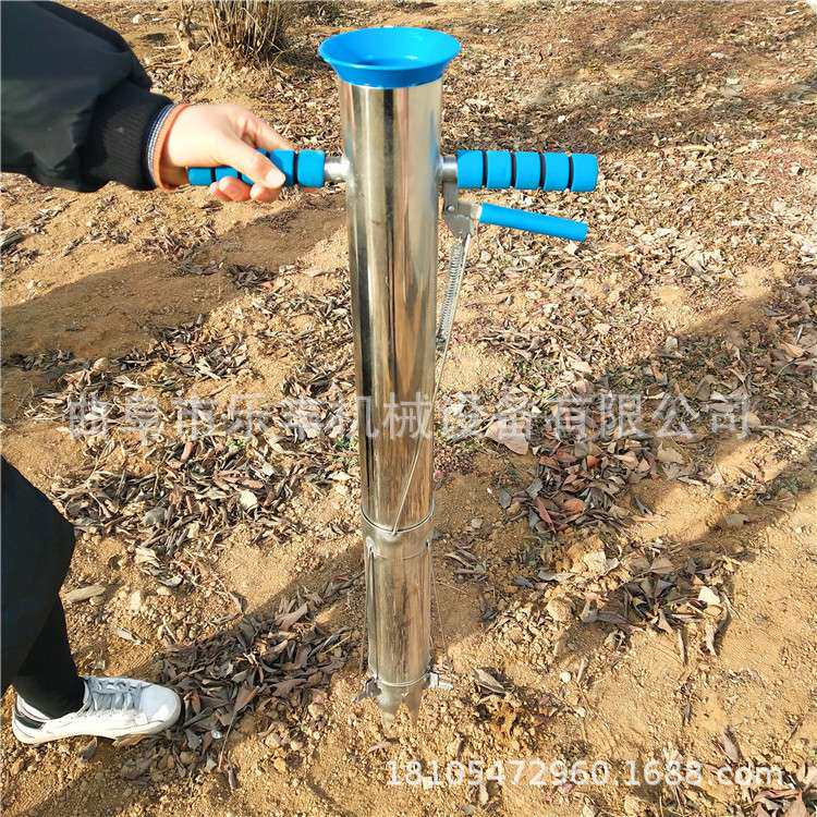供应单把手栽苗器 蔬菜种植手动移栽苗器 辣椒西红柿栽苗器价格
