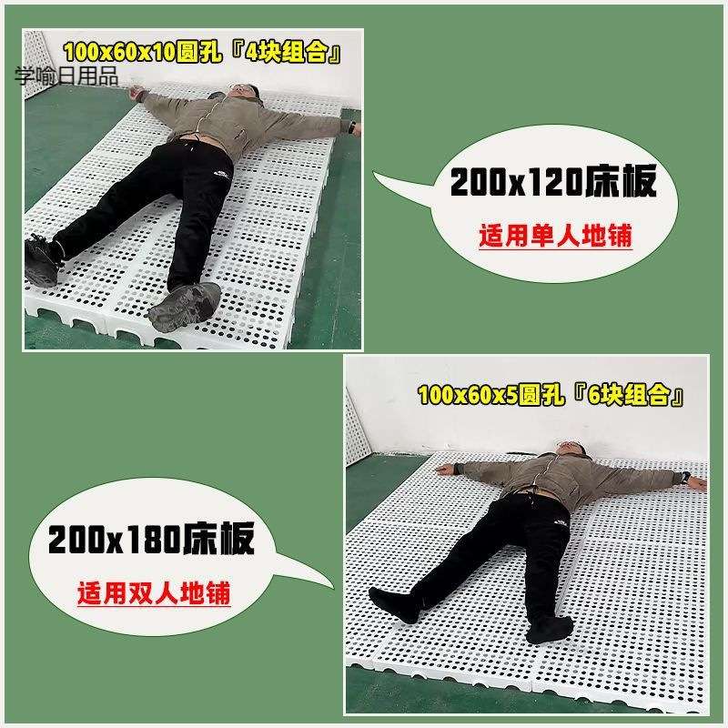 床垫卧室垫床防潮神器打地铺榻榻米床架平替拼接塑料防潮垫洞洞板