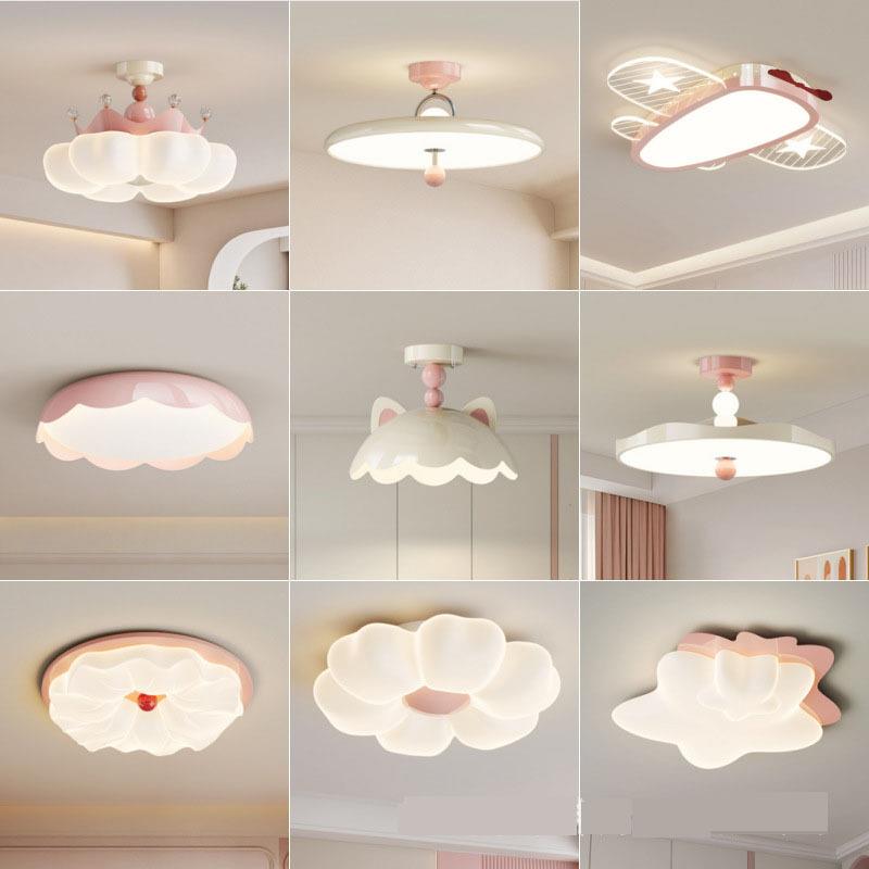 2025年新款中古风卧室吸顶灯法式复古主卧书房房间灯全光谱护眼灯