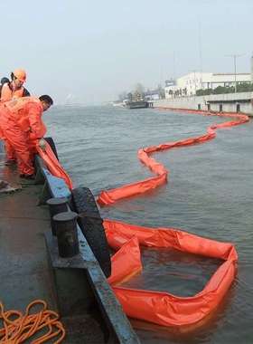 WGV900固体浮子式PVC围油栏/橡胶海藻围栏/橡胶围油栏制造厂家 J