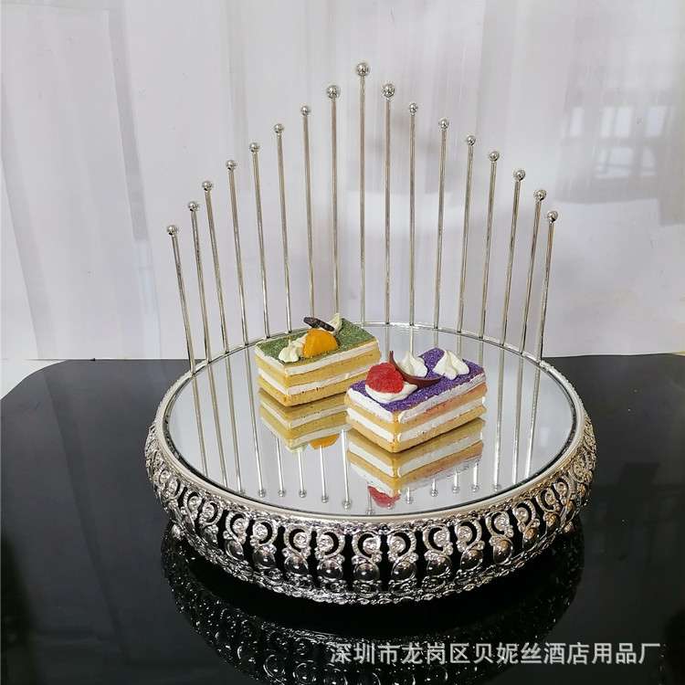 欧式蛋糕台甜点点心水果托盘 婚庆家居KTV酒吧咖啡厅装饰桌面摆件