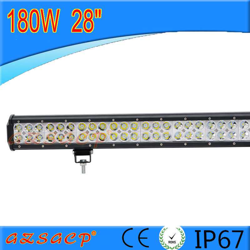 汽车led长条灯12v24V超亮中网射灯货车越野车顶远光强光杠灯180W
