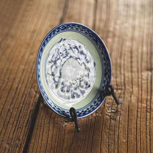 东际器物手工锻打盘子托架空间展示用盘支架餐盘展示架铁艺盘架